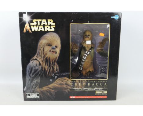 Star Wars - Chewbacca - Artfx - Snap Fit - Kotobukiya. A boxed #10689 1/7 Scale Chewbacca soft vinyl Model Kit by Artfx / Kot