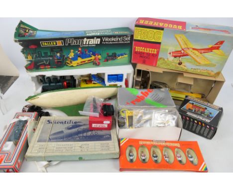 Faller - Frog - Scalextric - Britains - Lima - A collection including Lima Class 09 Diesel Shunter, a Faller push along Playt