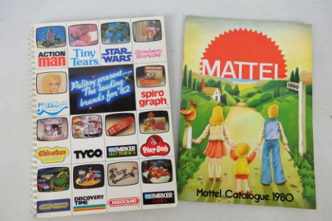 Palitoy - Action Man - Star Wars - Mattel - 2 rare trade catalogues, Mattel 1980 and Palitoy 1982 with sections featuring Act