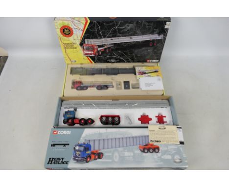 Corgi - 2 x boxed 1:50 scale limited edition Corgi trucks from the 'Heavy Haulage' and 'British Road Services' series - Lot i