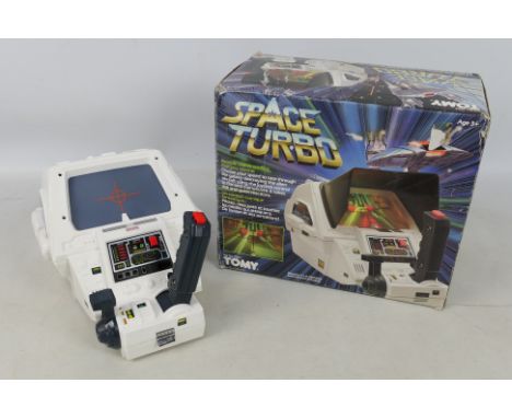 Tomy - Space Turbo - A boxed 1988 Space Turbo game console. # 7062. It appears in Very Good condition overall with a clean ba