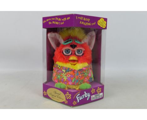 Hasbro - Tiger Electronics - A boxed model #70-899 Special Limited Edition 1998 'Tropical' Electronic Furby by Hasbro. The Fu