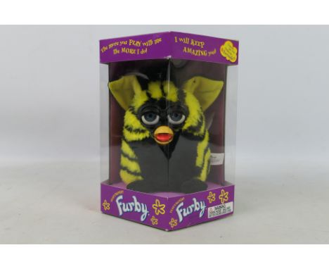 Hasbro - Tiger Electronics - A boxed model #70-800 1998 Generation 4 'Bumble Bee' Electronic Furby by Hasbro. The Furby with 