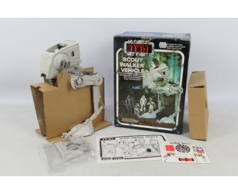 Palitoy - Star Wars - Unsold Shop Stock - A boxed ROTJ Scout Walker Vehicle, this was a window display item in the toy shop a