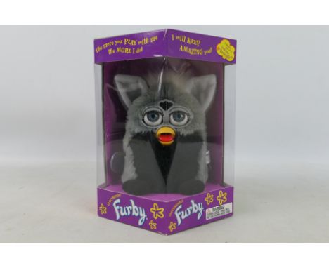 Hasbro - Tiger Electronics - A boxed model #70-800 1998 Generation 5 'Koala' Electronic Furby by Hasbro. The Furby with grey 