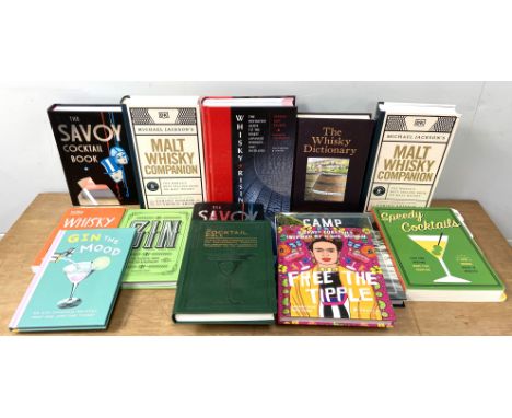 BOOKS: to include a large collection on whisky and cocktails, Whisky Rising by Stefan van Eycken, Malt Whisky Companion, Gin,