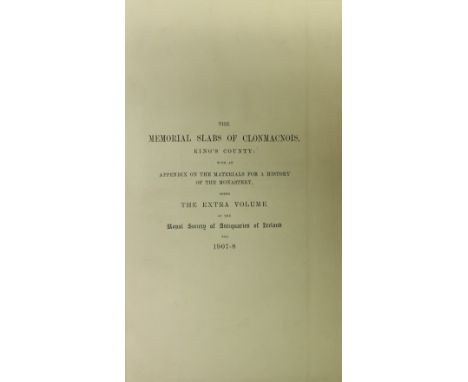 Wilkinson (Geo.) Practical Geology and Ancient Architecture of Ireland, Sm. folio L. 1845. Litho frontis, engd. plts. &amp; t