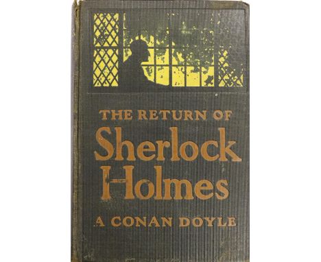 Doyle (A. Conan) The Return of Sherlock Holmes, 8vo N.Y. (McClure, Phillips &amp; co.) 1905, First U.S. Edition, decor. cloth