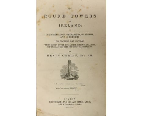Keane (Marcus) The Towers and Temples of Ancient Ireland, 4to D. 1867. First Edn., add. illus. title, illus. thro.-out, orig.