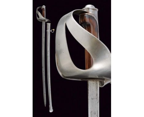 dating: circa 1870 - 1890 provenance: Kingdom of Italy, Curved, single-and short false-edged blade, thickened, remains of a m