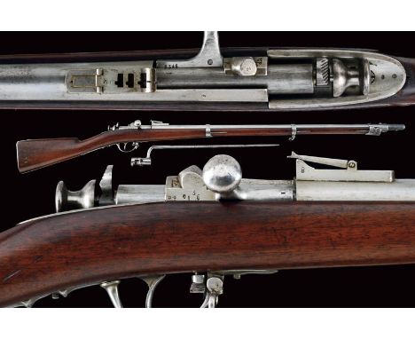 dating: Third quarter of the 19th Century provenance: Italy, Round, rifled, 18 mm cal barrel (clean bore, visible rifling), w
