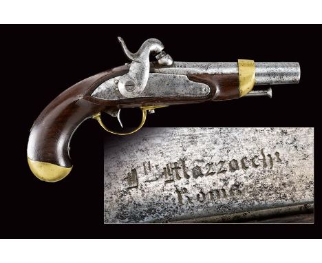 dating: Third quarter of the 19th Century provenance: Rome, Smoothbore, round barrel, with octagonal breech (the bore needs l