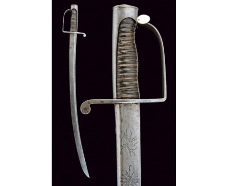 dating: Early 19th Century provenance: Kingdom fo Italy (Napoleonic), Curved, tipped, single-and short false-edged blade, wit