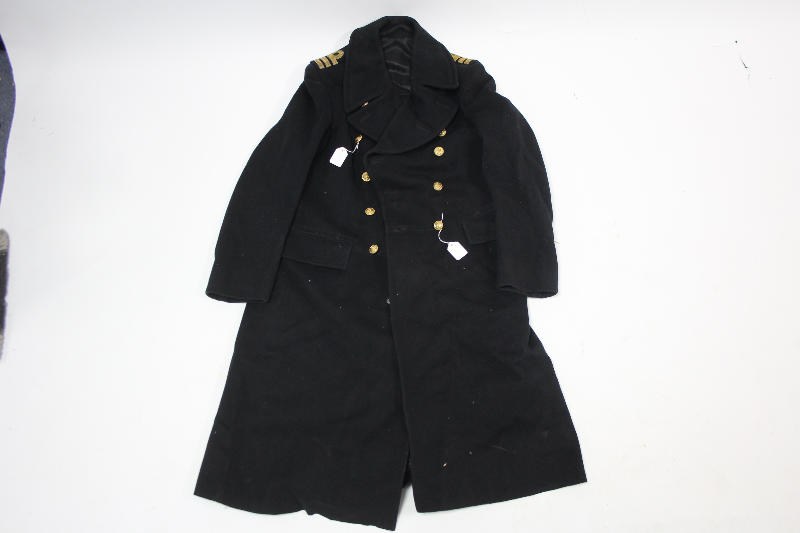 A British Royal Navy Commander’s Overcoat.