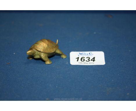 A miniature Royal Worcester figure of Tortoise