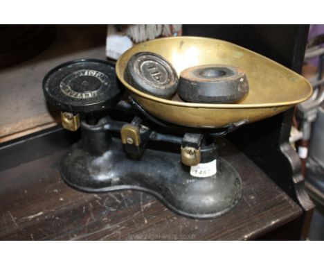A Victor weighing Scales and weights