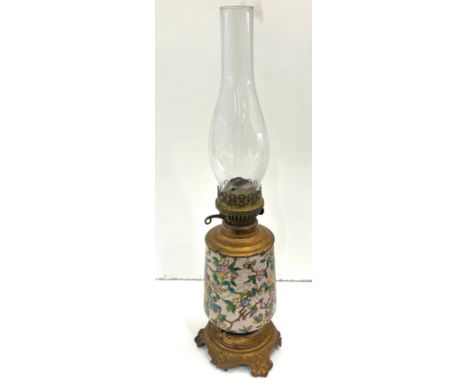 Early ceramic oil lamp, some damage please view images 