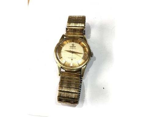 Vintage Omega Constellation Pie Pan Dial Automatic chronometer gents wristwatch watch in working order but no warranty given 