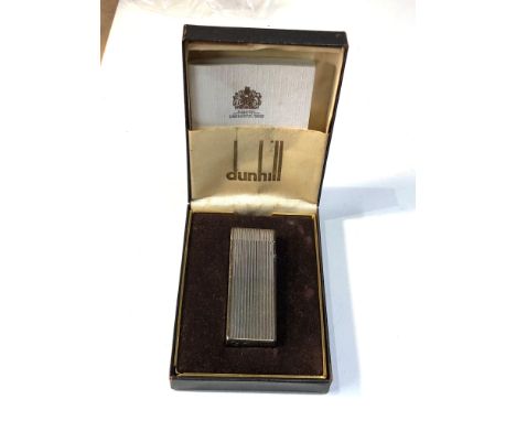 Vintage Dunhill cigarette lighter boxed 