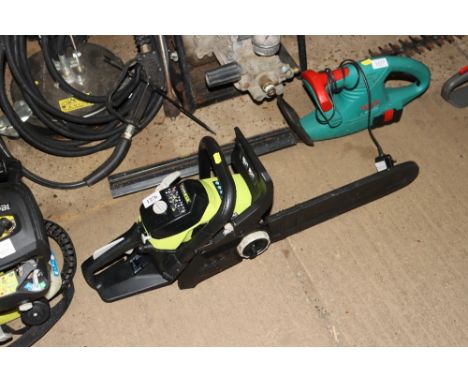 A Ryobi Powr XT petrol chainsaw