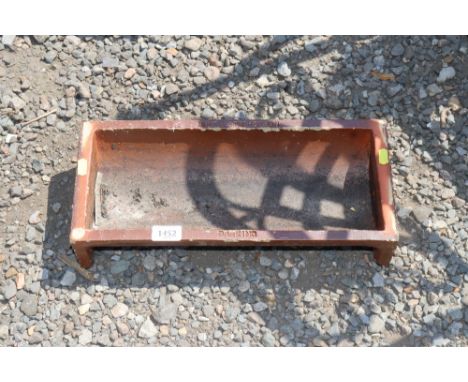 A Hunt & Stephenson stoneware trough 