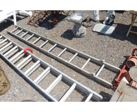 An aluminium ladder