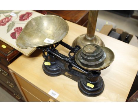 A set of scales and weights 