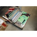 A box of music including organ and piano music, mu