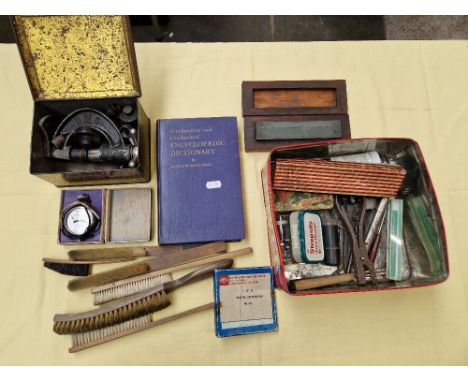 Assorted watch tools. 