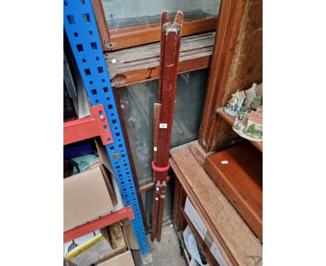A vintage easel. 