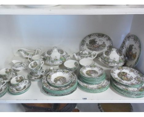 A Copeland Spode ‘Byron’ pattern, part dinner service of 60 + pieces - some damage