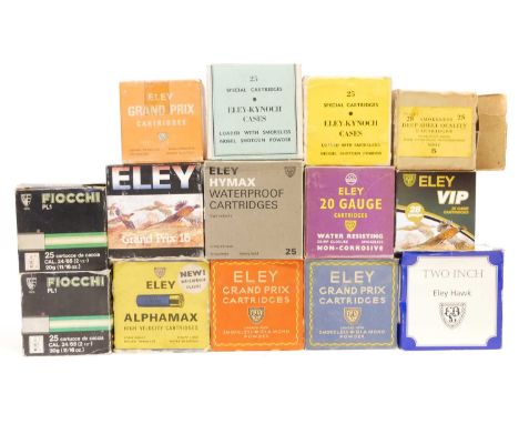 Vintage boxed shotgun ammunition, LICENCE REQUIRED Vintage boxed shotgun ammunition, to include six complete boxes of 16 bore
