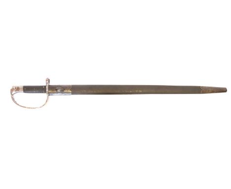 Martini Henry 1879 Artillery sword bayonet Martini Henry 1879 Artillery sword bayonet, fullered blade with saw back, and doub