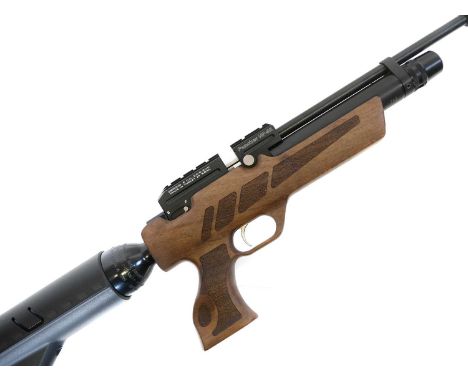 Kral Puncher NP02 .22 PCP air rifle with case and accessories Kral Puncher NP02 .22 PCP air rifle, 16 inch barrel, sculpted w