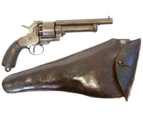 Lemat revolver serial number 2431 with holster Murdaugh proofed second model LeMat Grapeshot .42 calibre percussion revolver,