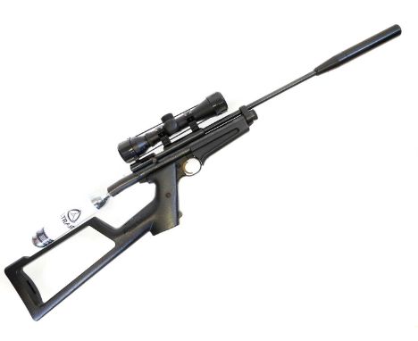 Crossman .22 2250B air pistol carbine, Crossman .22 2250B air pistol carbine, 14inch barrel, serial number 106B02060 fitted w