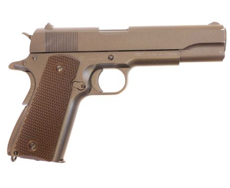 Swiss Arms 1911 .177  air pistol 30932580 Swiss Arms 1911 .177 C)2 air pistol, serial number 30932580, with cannisters, ball 
