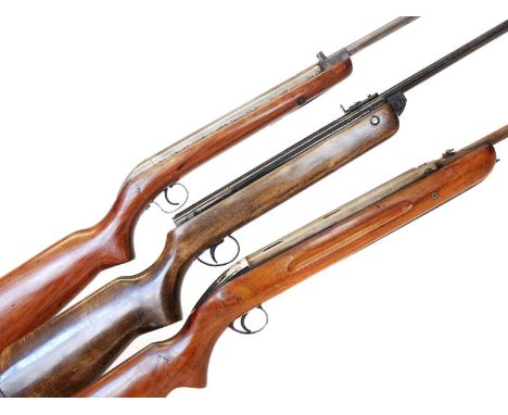 Three BSA air rifles, Three BSA air rifles, to include a .22 Airsporter with 18 inch barrel serial number GD266338, a Meteor 