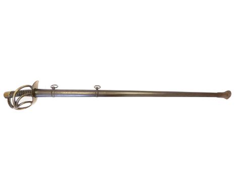 French Heavy Cavalry Cuirassiers trooper’s sword,  French Heavy Cavalry Cuirassiers trooper’s sword, with double fullered bla