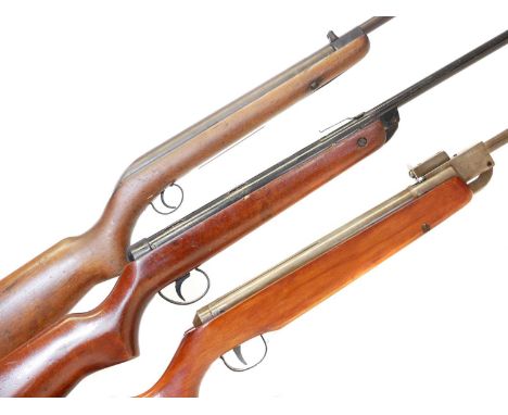 Three air rifles, Three air rifles, to include a BSA .22 Meteor with 18inch barrel serial number A25352, and a .177 Cadet wit