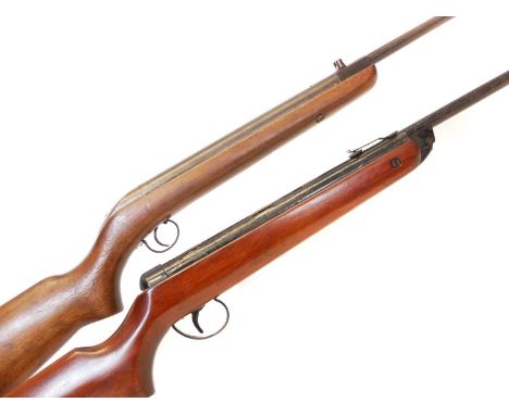Two BSA air rifles. Two BSA air rifles, to include a .22 Meteor with 18inch barrel serial number T33085, and a .177 Cadet wit