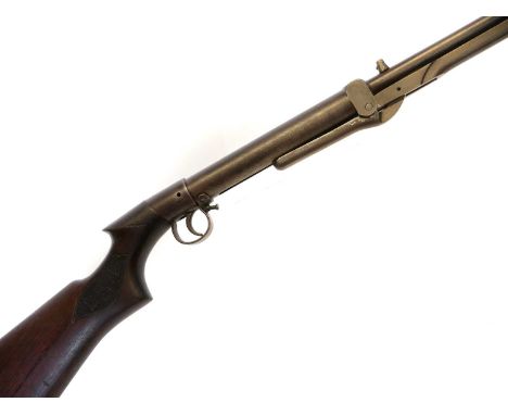 BSA light pattern .177 air rifle, BSA light pattern .177 air rifle, 17 inch barrel, push button loading lever, serial number 