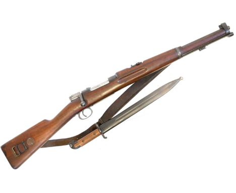 Carl Gustafs 6.5 bolt action cavalry carbine and bayonet LICENCE REQUIRED Carl Gustafs 6.5 bolt action cavalry carbine, 18.5i