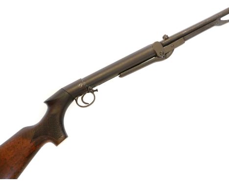 BSA .177 air rifle, BSA .177 air rifle, 17inch barrel, spade or bayonet type loading lever, serial number 54162.No licence re