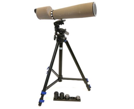 Selsi d=60mm spotting scope with tripod and lenses Selsi d=60mm spotting scope with tripod and lenses.