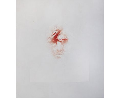 Louis le Brocquy HRHA (1916-2012) Study towards an Image of W.B. Yeats (53) Etching, 49.5 x 44cm; sheet 75 x 55.5cm (29½ x 22