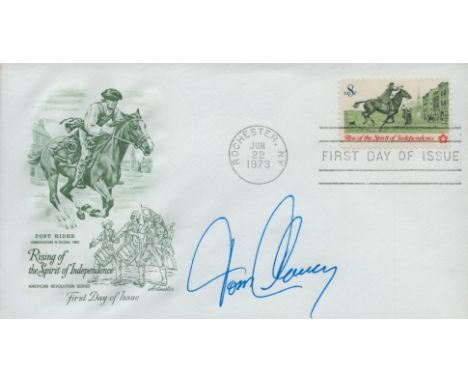Tom Clancy signed Rising of the Spirit of Independence FDI PM Rochester. Ny Jun 22, 1973. Good condition. All autographs come
