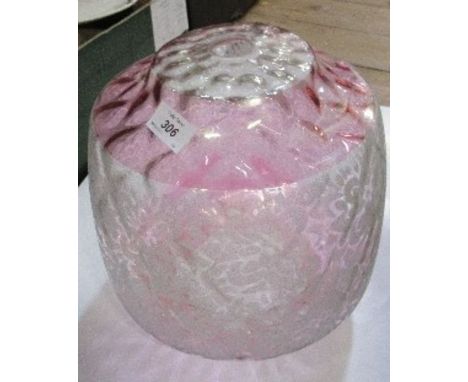 A glass light shade