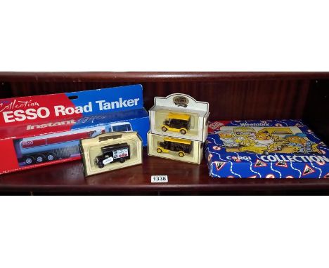 A collection of die cast including Days Gone, Esso &amp; a Weetabix Corgi collection