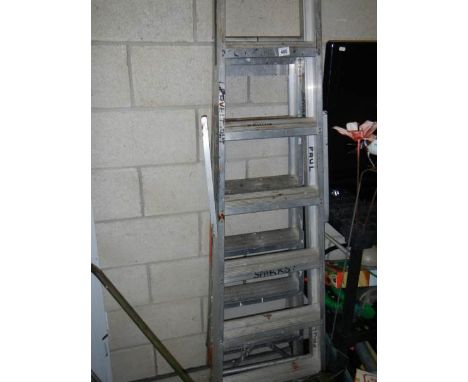 Two aluminium step ladders. COLLECT ONLY.